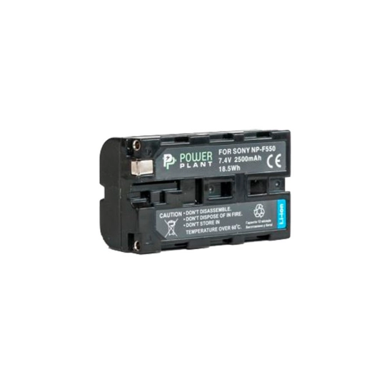 Акумулятор PowerPlant для Sony LED NP-F550 2500mAh (DV00DV1365)