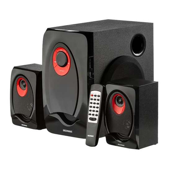 Акустическая система Greenwave SA-2010BT Black-Red (R0015181)