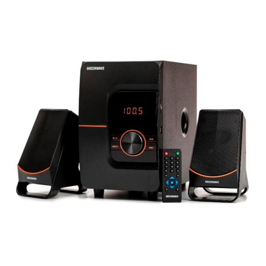 Акустична система Greenwave SA-158BT Black-Orange (R0015303)