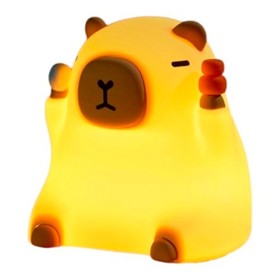 Лампа Kapibara Silicone Lamp Beige - ціна, характеристики, відгуки, розстрочка, фото 1