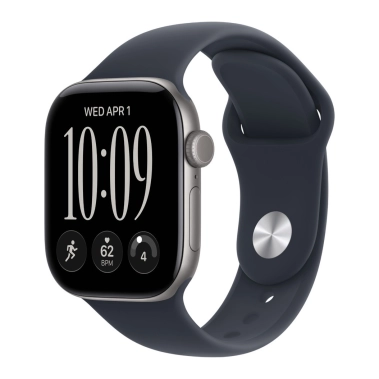 Смарт-часы Apple Watch Series 12 GPS 42mm Aluminium Space Gray Case with Navy Blue Sport Band - S/M  - цена, характеристики, отзывы, рассрочка, фото 1