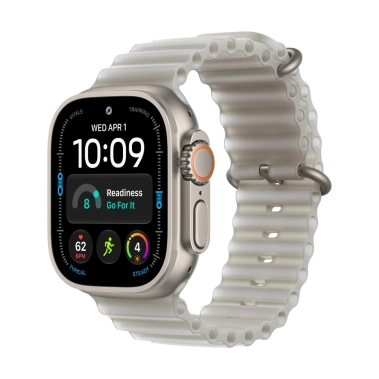 Смарт-годинник Apple Watch Ultra 4 GPS + Cellular 49mm Natural Titanium Case with Translucent Gray Ocean Band (MJAD4QI/A)