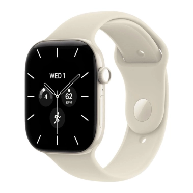 Смарт-часы Apple Watch Series 12 GPS + Cellular 46mm Pearl White Ceramic Case with Sand Sport Band - S/M - цена, характеристики, отзывы, рассрочка, фото 1